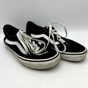 Vans Old Skool Sneakers Women's Size 7 Black White Lace Up